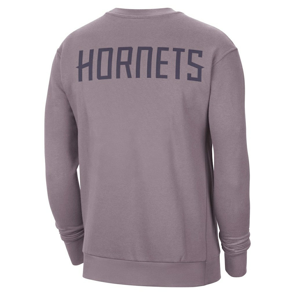 Charlotte Hornets Jordan Brand Courtside Statement Edition Heavyweight Pullover Sweatshirt Purple