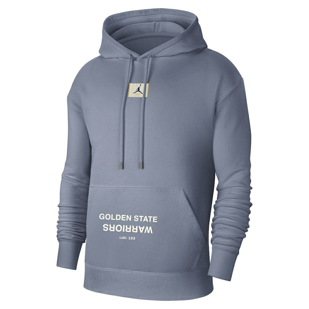 Golden State Warriors Jordan Brand Courtside Statement Edition Pullover Hoodie Gray