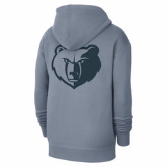 Memphis Grizzlies Jordan Brand Courtside Statement Edition Pullover Hoodie Gray