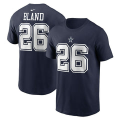 DaRon Bland Dallas Cowboys Player Name & Number T-Shirt - Navy - Nike