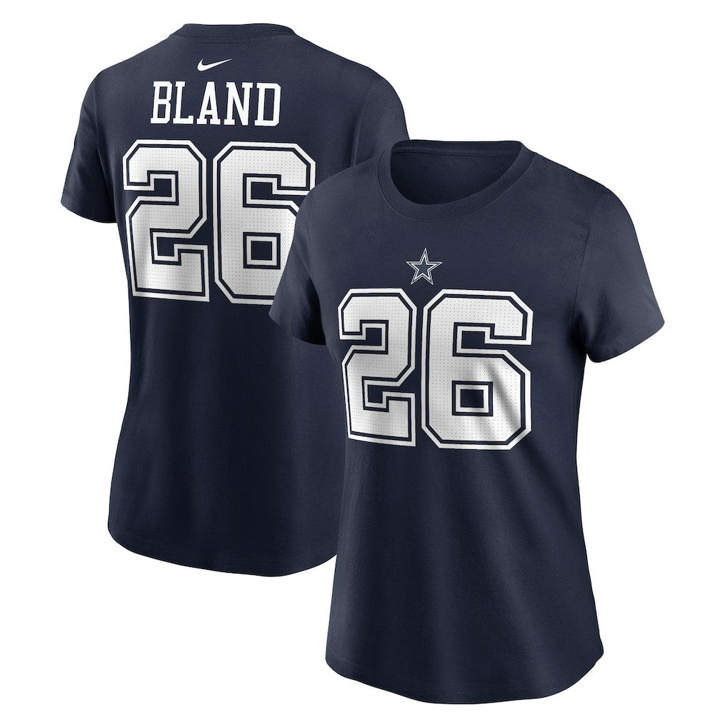 DaRon Bland Dallas Cowboys Women's Player Name & Number T-Shirt - Navy - Nike
