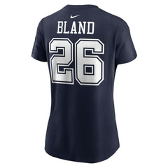 DaRon Bland Dallas Cowboys Women's Player Name & Number T-Shirt - Navy - Nike