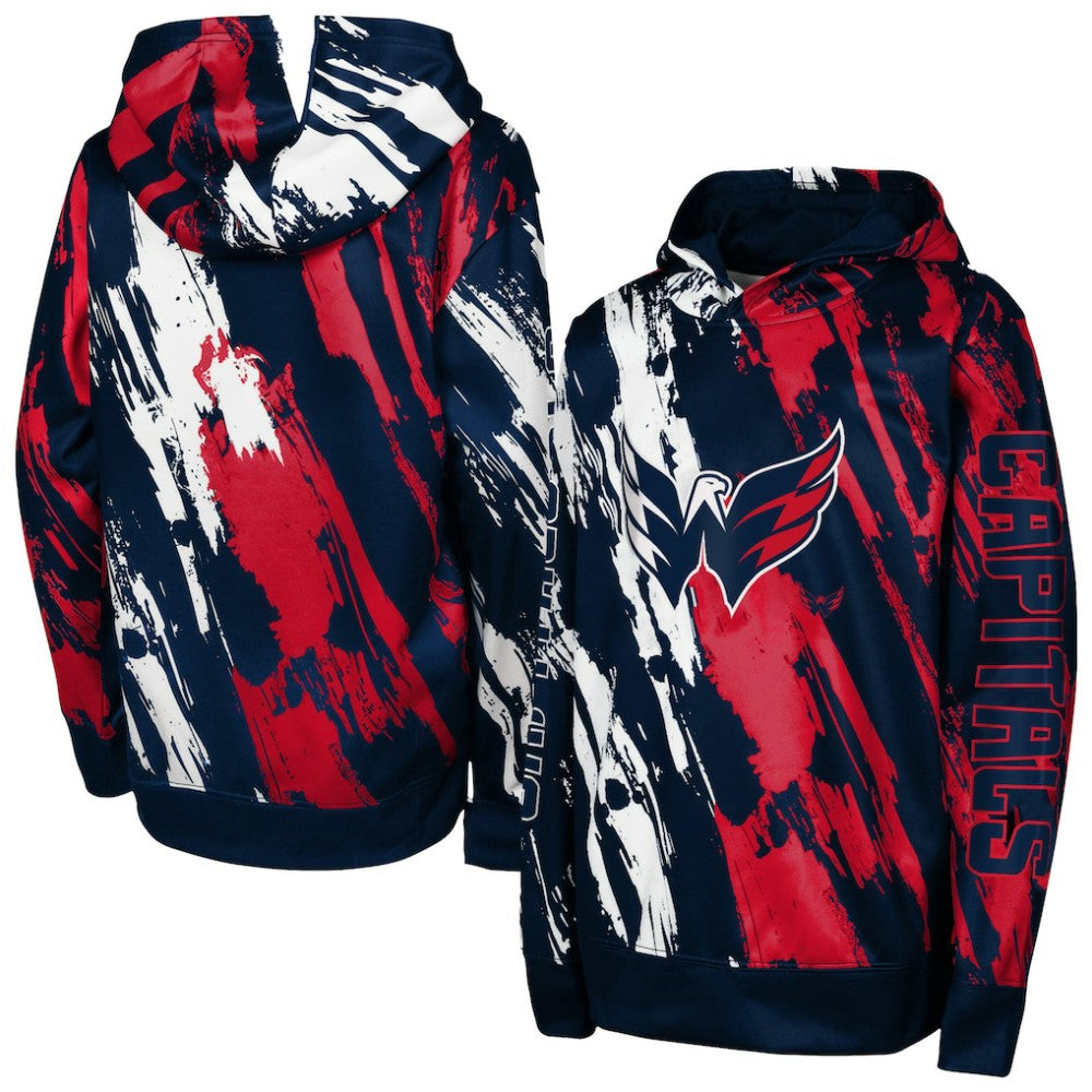 Washington Capitals Preschool Master Snipe Pullover Hoodie - Red | NHL discount
