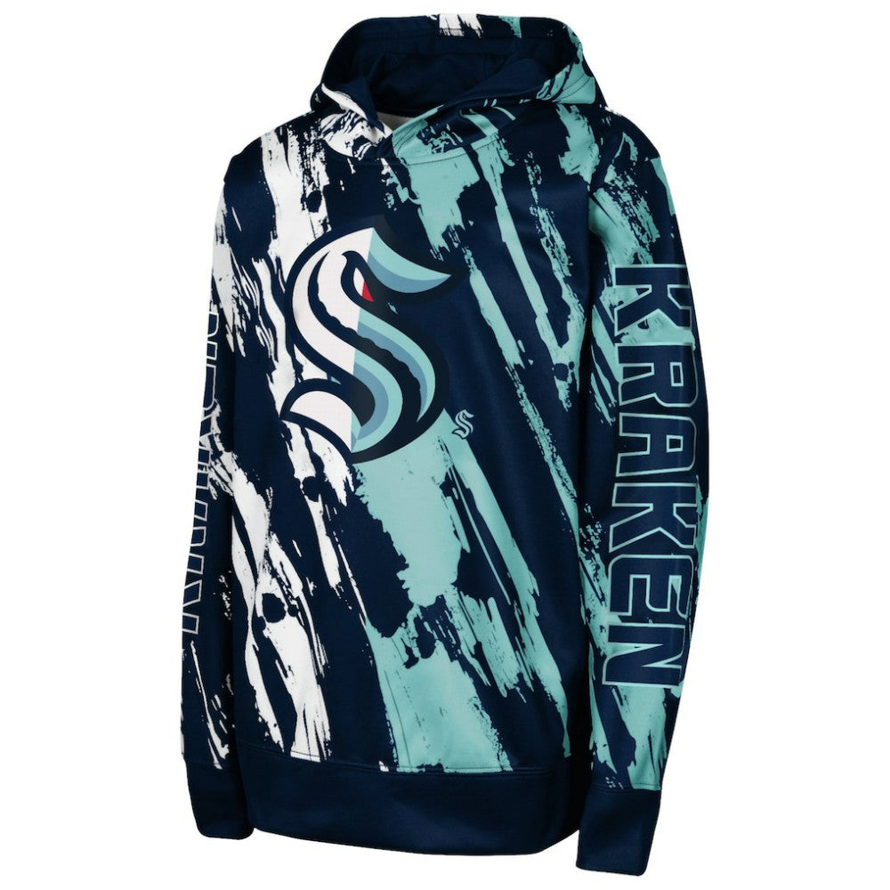 Seattle Kraken Preschool Master Snipe Pullover Hoodie - Deep Sea Blue | NHL near me