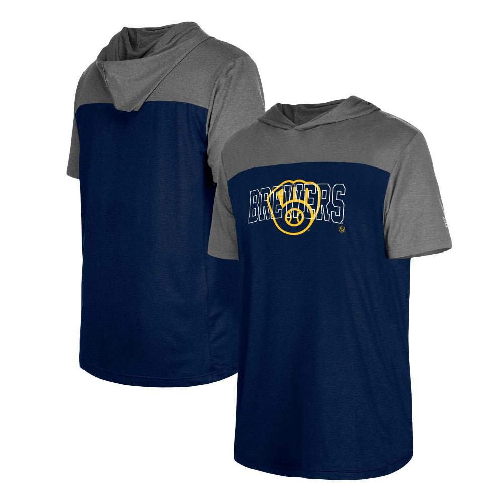 Milwaukee Brewers New Era Active Brushed Hoodie T-Shirt Near Me