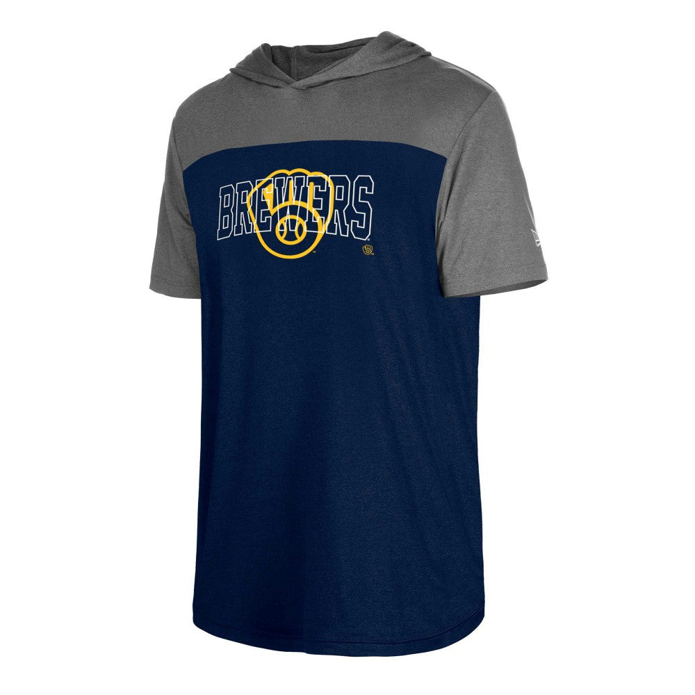 Milwaukee Brewers New Era Active Brushed Hoodie T-Shirt Near Me