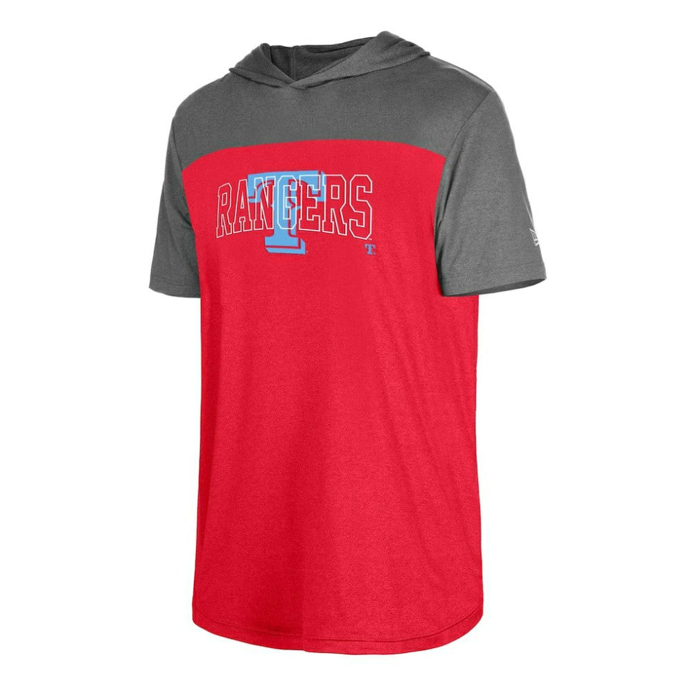 Texas Rangers New Era Active Brushed Hoodie T-Shirt Near Me