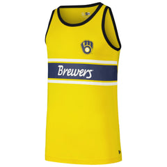 Milwaukee Brewers New Era Jersey Ringer Tank Top Online