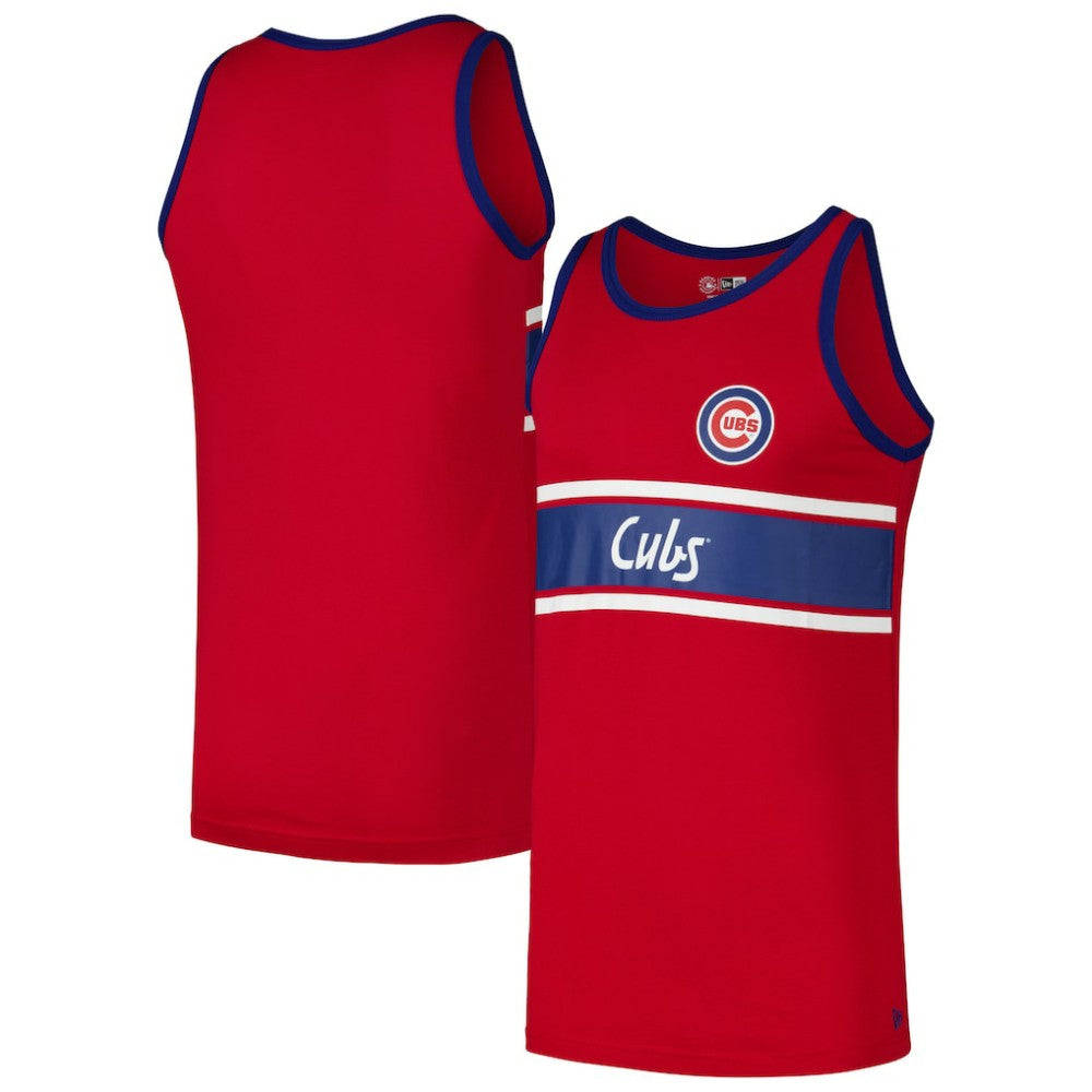 Chicago Cubs New Era Jersey Ringer Tank Top Outlet