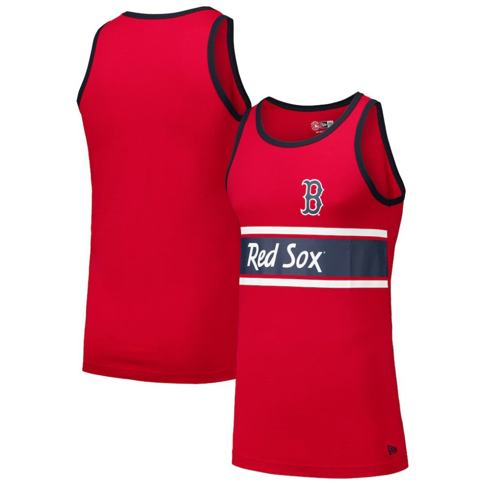 Boston Red Sox New Era Jersey Ringer Tank Top Online