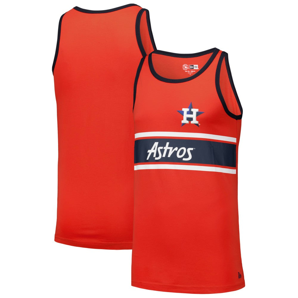 Houston Astros New Era Jersey Ringer Tank Top Discount