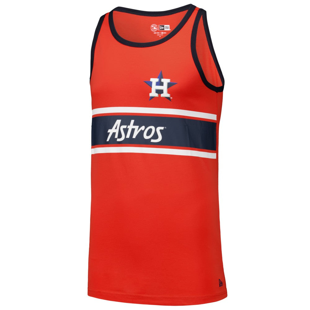 Houston Astros New Era Jersey Ringer Tank Top Discount