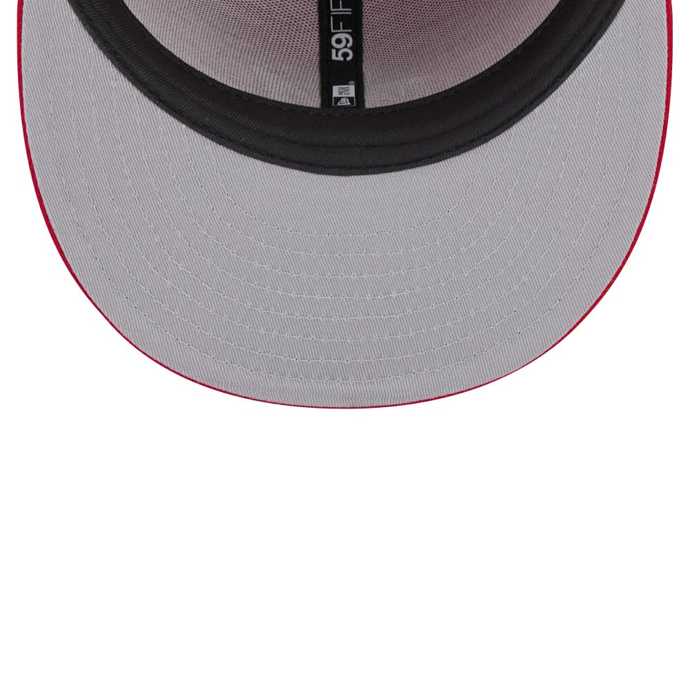 Miami Marlins New Era White Logo 59FIFTY Fitted Hat for sale