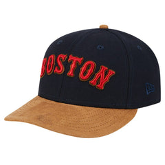 Boston Red Sox New Era Team Suede Visor Low Profile 59FIFTY Fitted Hat for sale