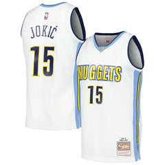 Mitchell & Ness Nikola Jokic Denver Nuggets 2016/17 Throwback Swingman Jersey White