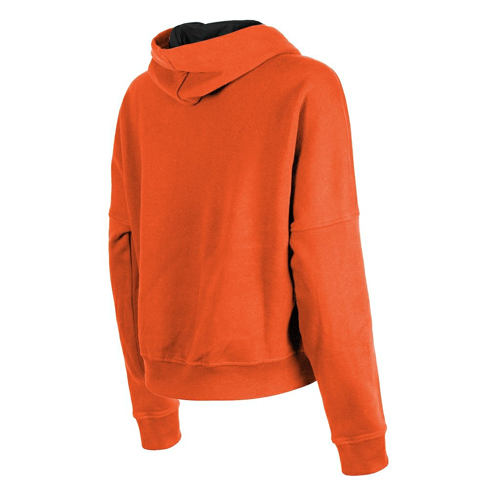 Cincinnati Bengals New Era Women's Boxy Pullover Hoodie - Orange - NFL