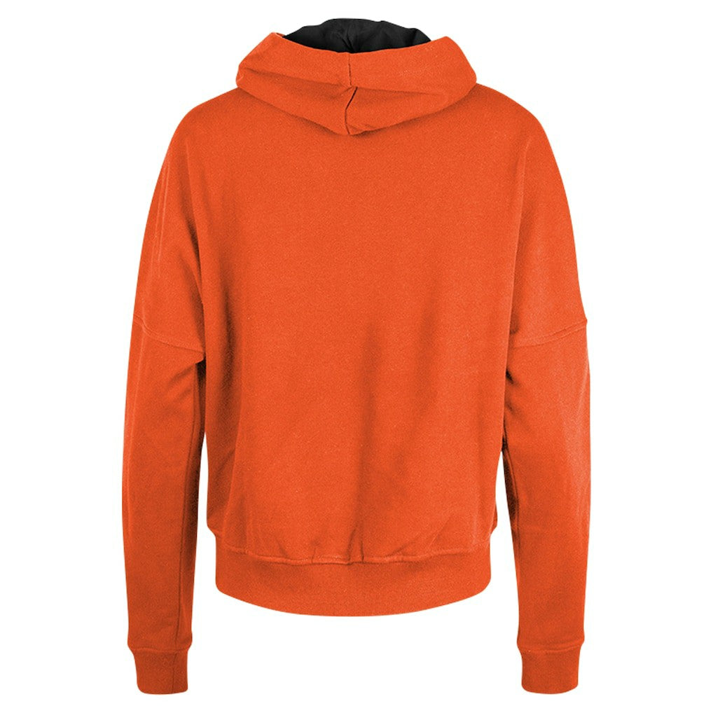 Cincinnati Bengals New Era Women's Boxy Pullover Hoodie - Orange - NFL