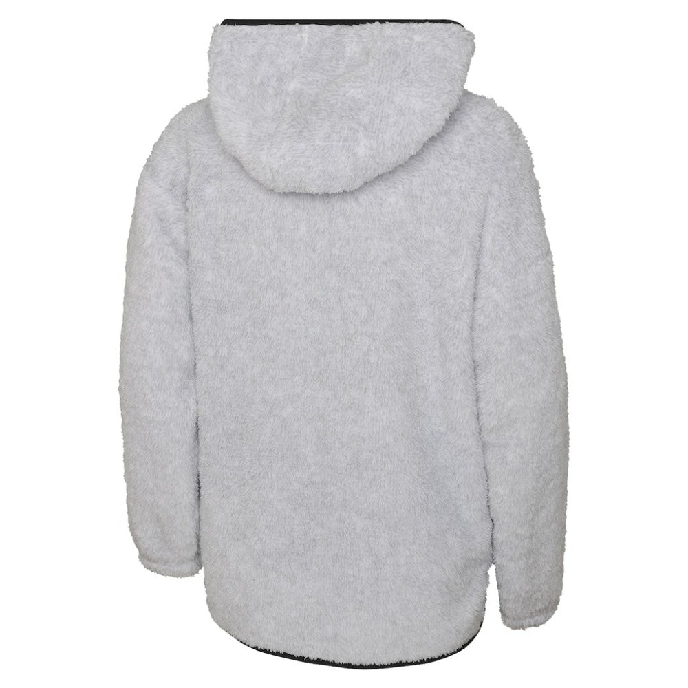 Chicago Blackhawks Girls Youth Ultimate Teddy Fleece Pullover Hoodie - Heather Gray | NHL discount