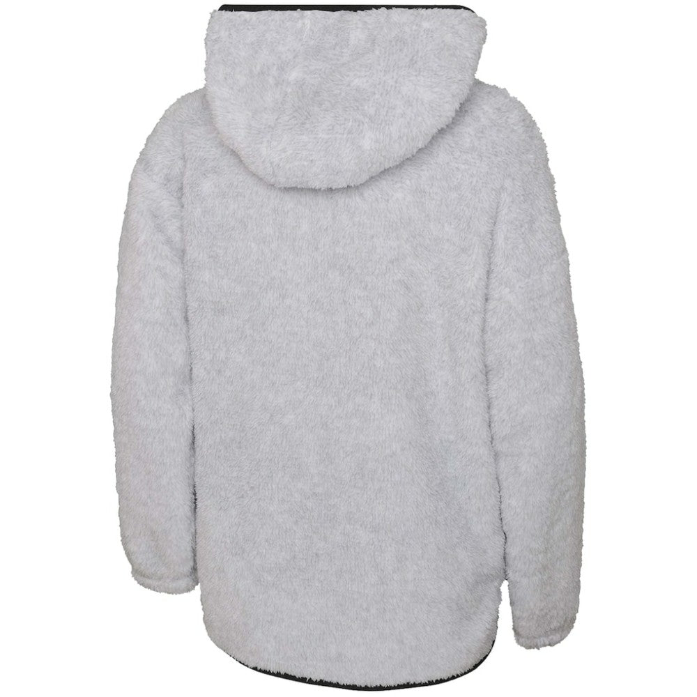 New Jersey Devils Girls Youth Ultimate Teddy Fleece Pullover Hoodie - Gray | NHL Clearance