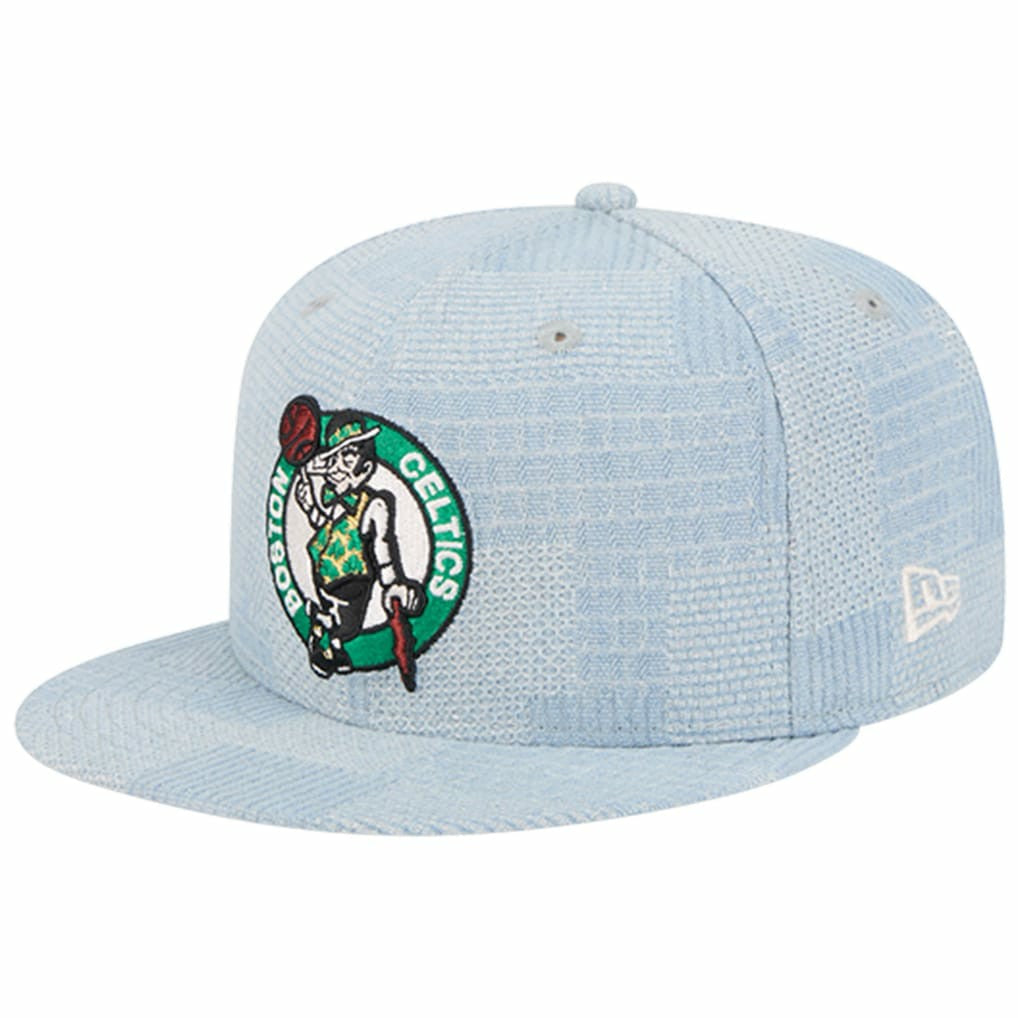New Era Boston Celtics Injection Denim Patchwork 9FIFTY Snapback Hat Denim