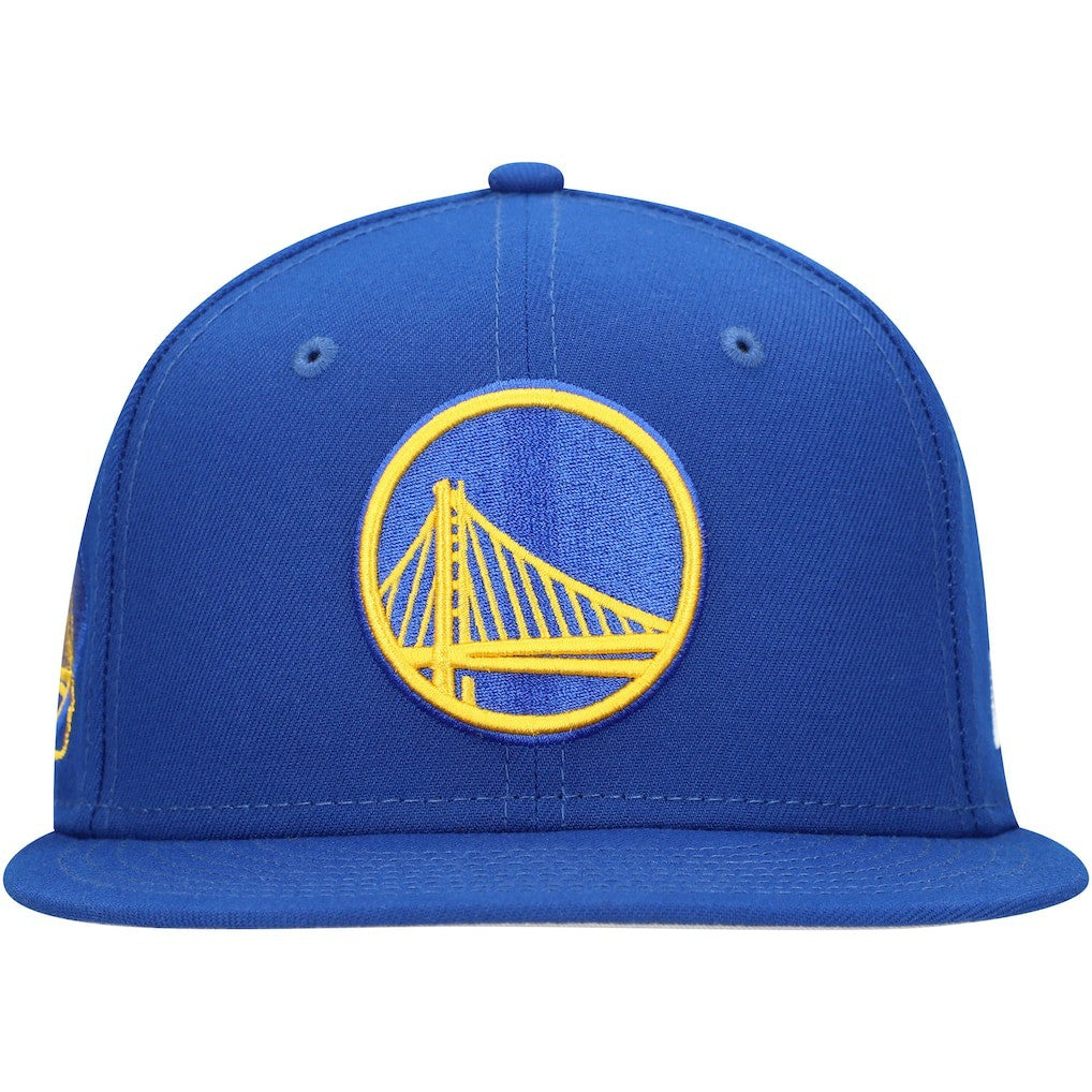 New Era Golden State Warriors Injection State Outline 9FIFTY Snapback Hat Royal