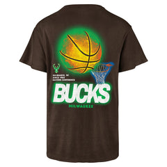 47 brand Milwaukee Bucks '47 Vintage Tubular Dagger Tradition Premium T-Shirt Brown