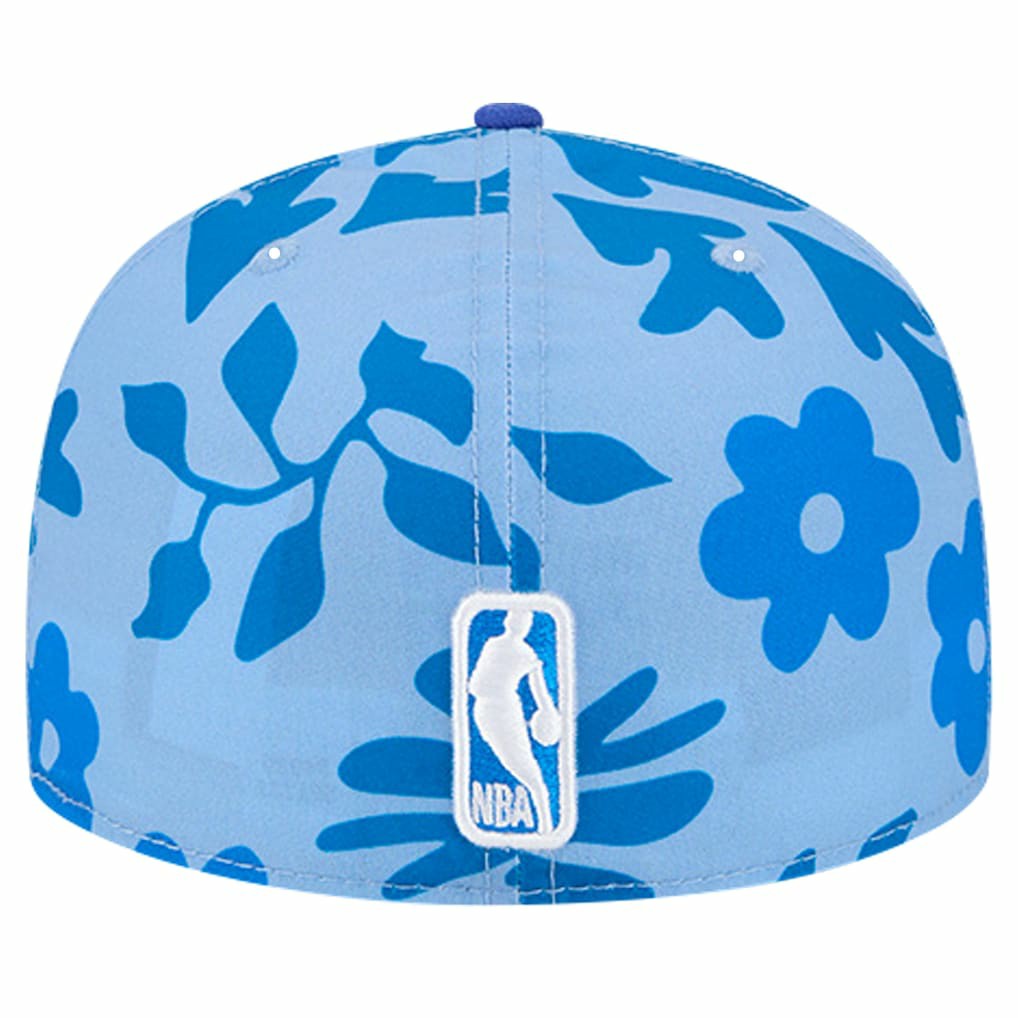 New Era Golden State Warriors Palm Fronds 2-Tone 59FIFTY Fitted Hat Royal
