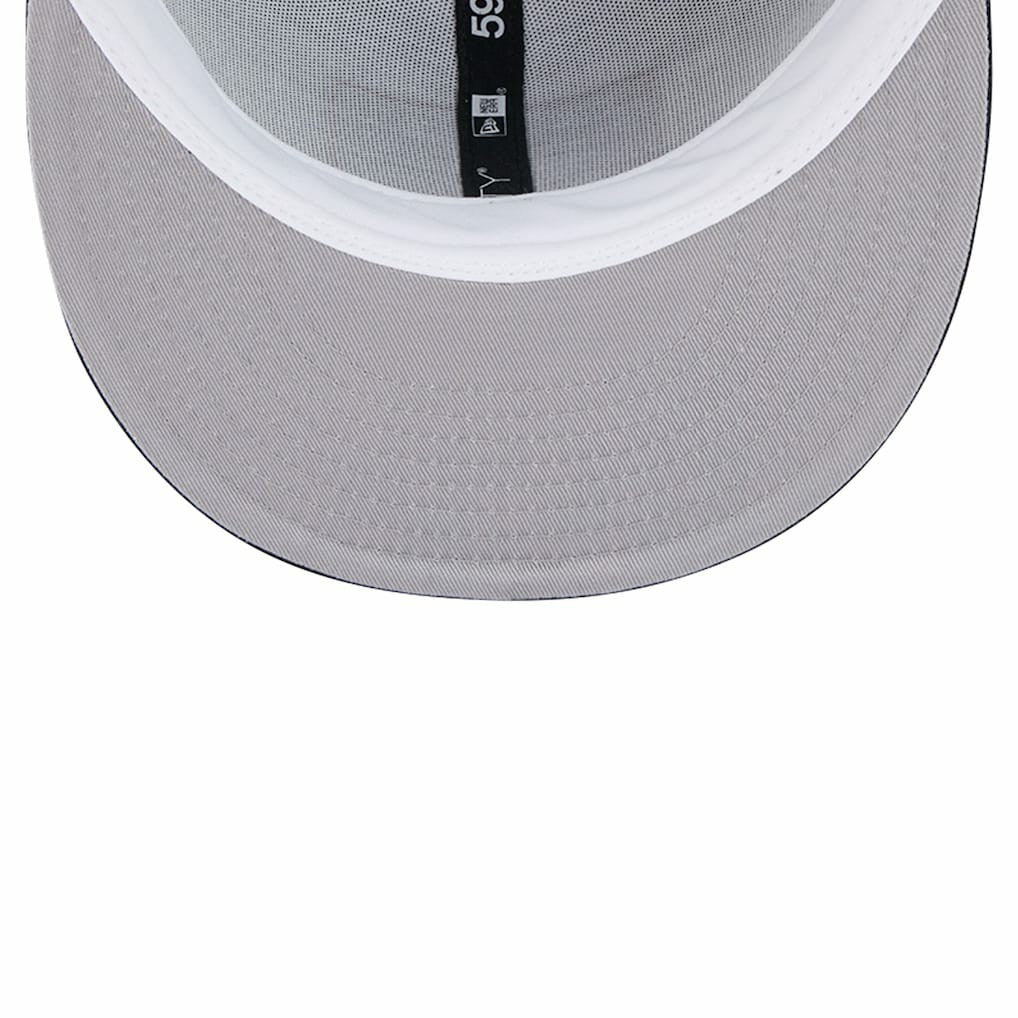 New Era Chicago Bulls Palm Fronds 2-Tone 59FIFTY Fitted Hat Gray