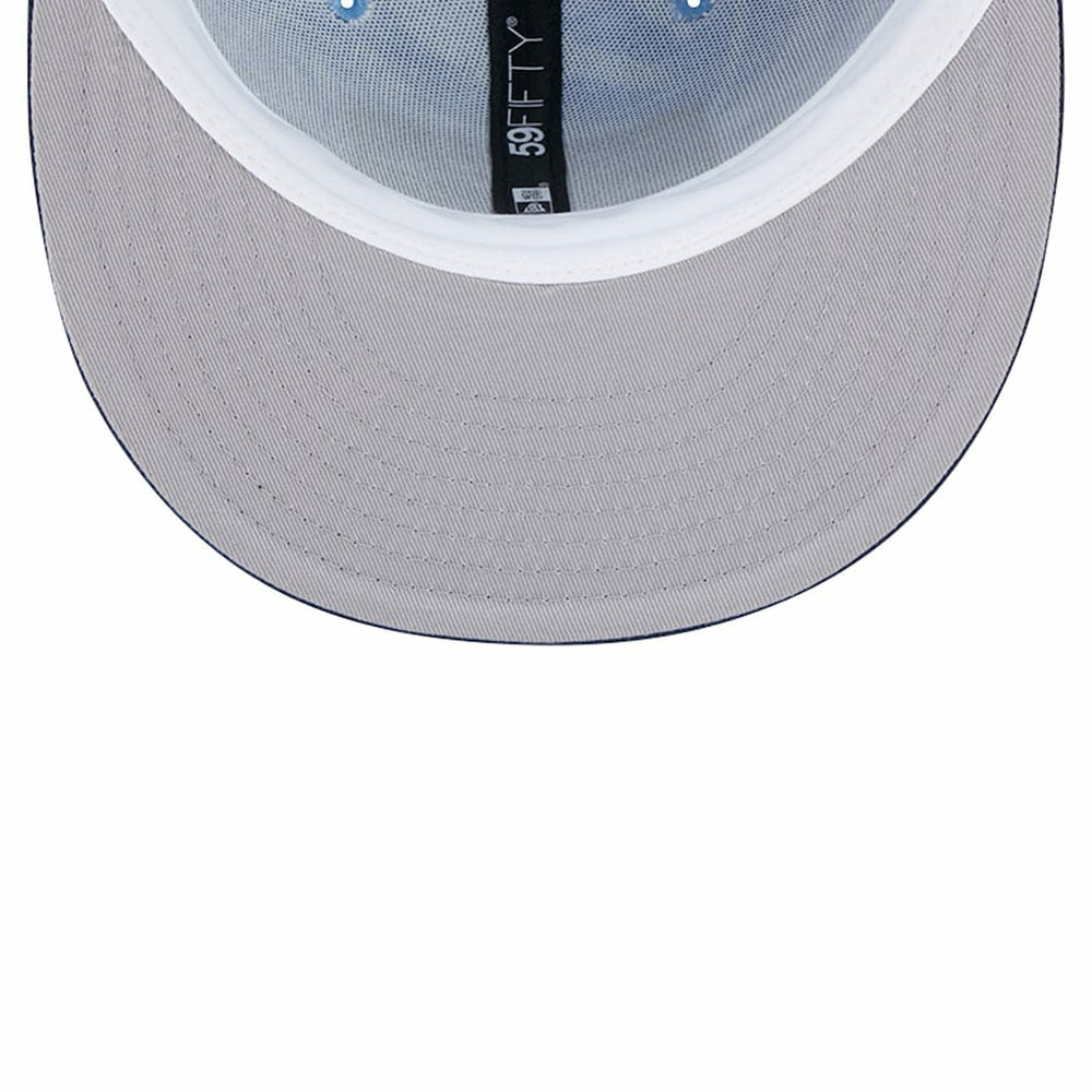 New Era Denver Nuggets Palm Fronds 2-Tone 59FIFTY Fitted Hat Blue