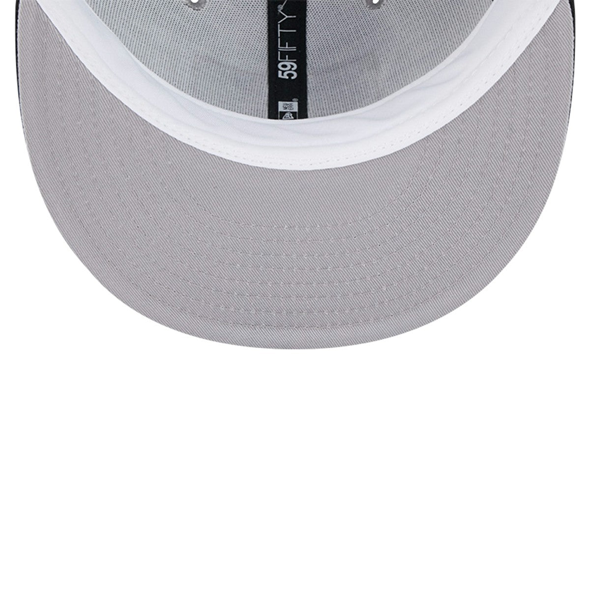 New Era Miami Heat Palm Fronds 2-Tone 59FIFTY Fitted Hat Gray