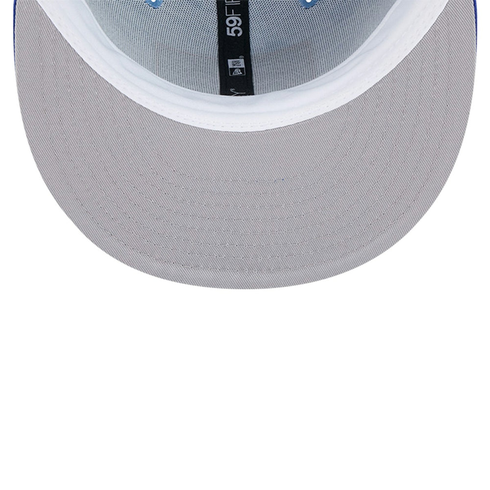 New Era New York Knicks Palm Fronds 2-Tone 59FIFTY Fitted Hat Blue
