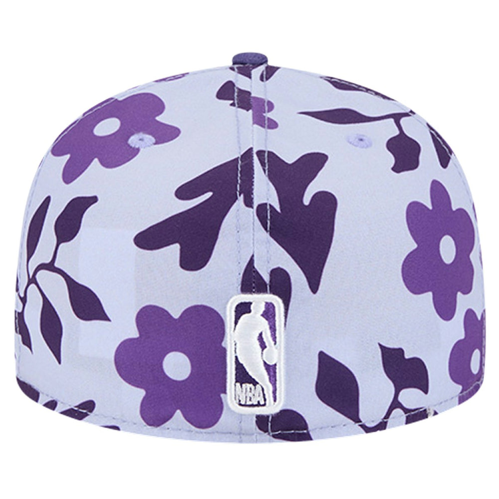 New Era Phoenix Suns Palm Fronds 2-Tone 59FIFTY Fitted Hat Purple