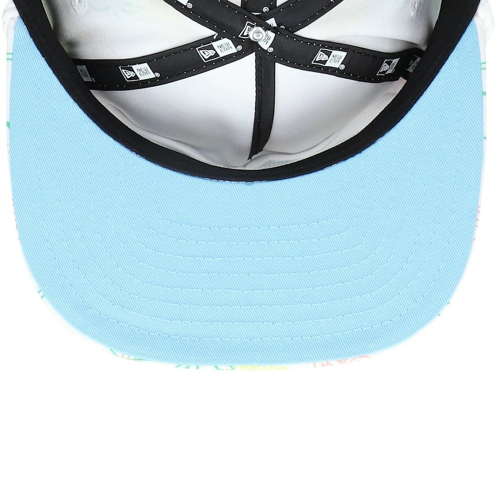 New Era Dallas Mavericks Palm Trees and Waves Golfer Adjustable Hat White