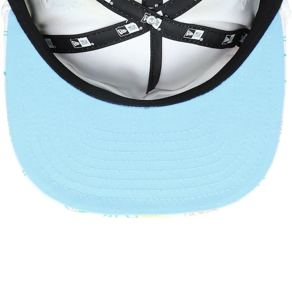 New Era Dallas Mavericks Palm Trees and Waves Golfer Adjustable Hat White