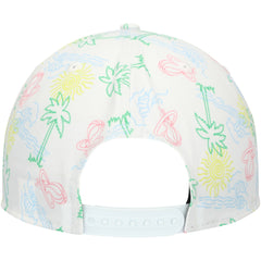 New Era Miami Heat Palm Trees and Waves Golfer Adjustable Hat White