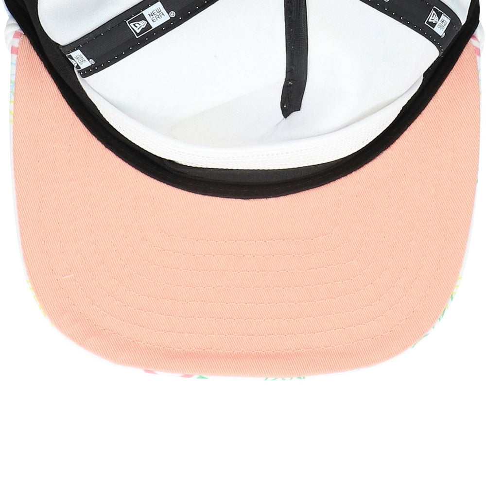 New Era Miami Heat Palm Trees and Waves Golfer Adjustable Hat White