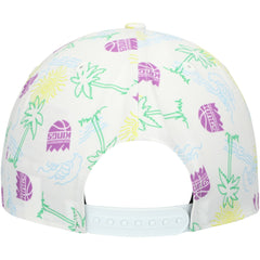 New Era Sacramento Kings Palm Trees and Waves Golfer Adjustable Hat White