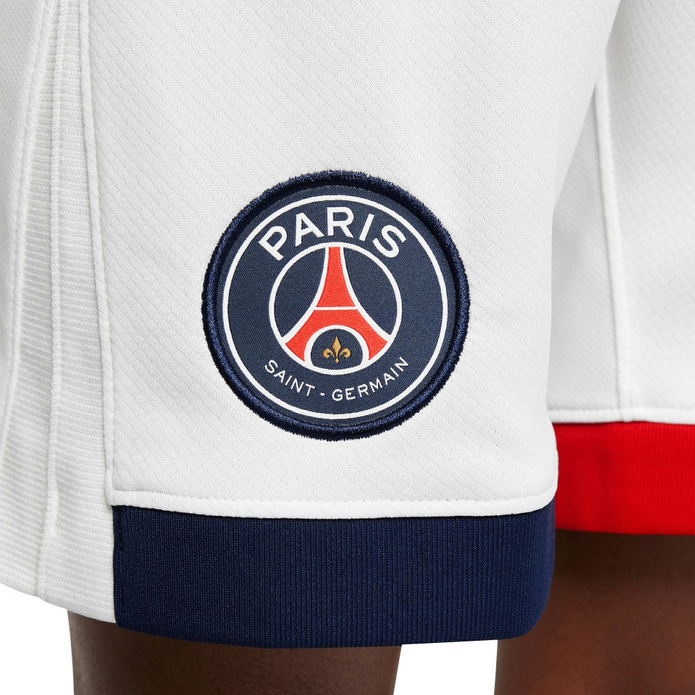 Nike - Paris Saint-Germain Youth 2024/25 Away Stadium Shorts - White