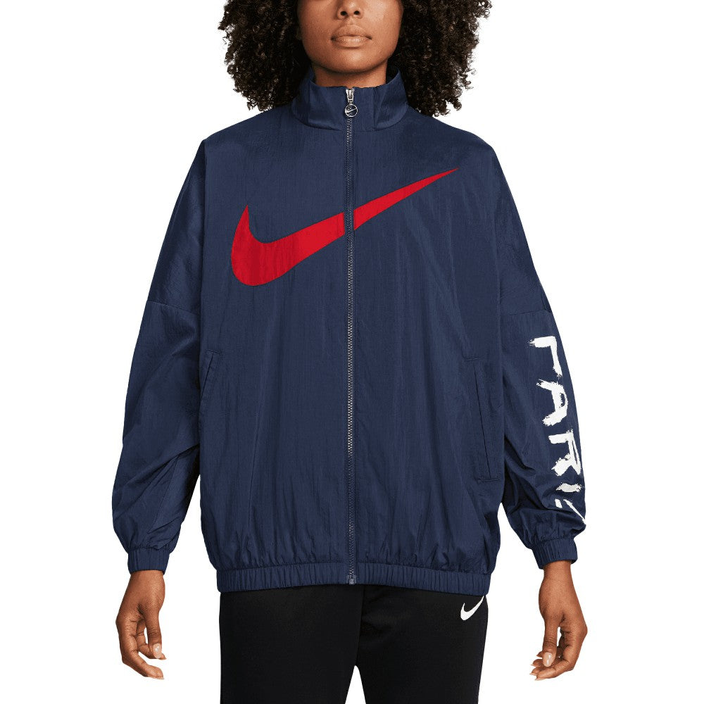 Nike - Paris Saint-Germain Women's Essential Windrunner Full-Zip Jacket - Navy