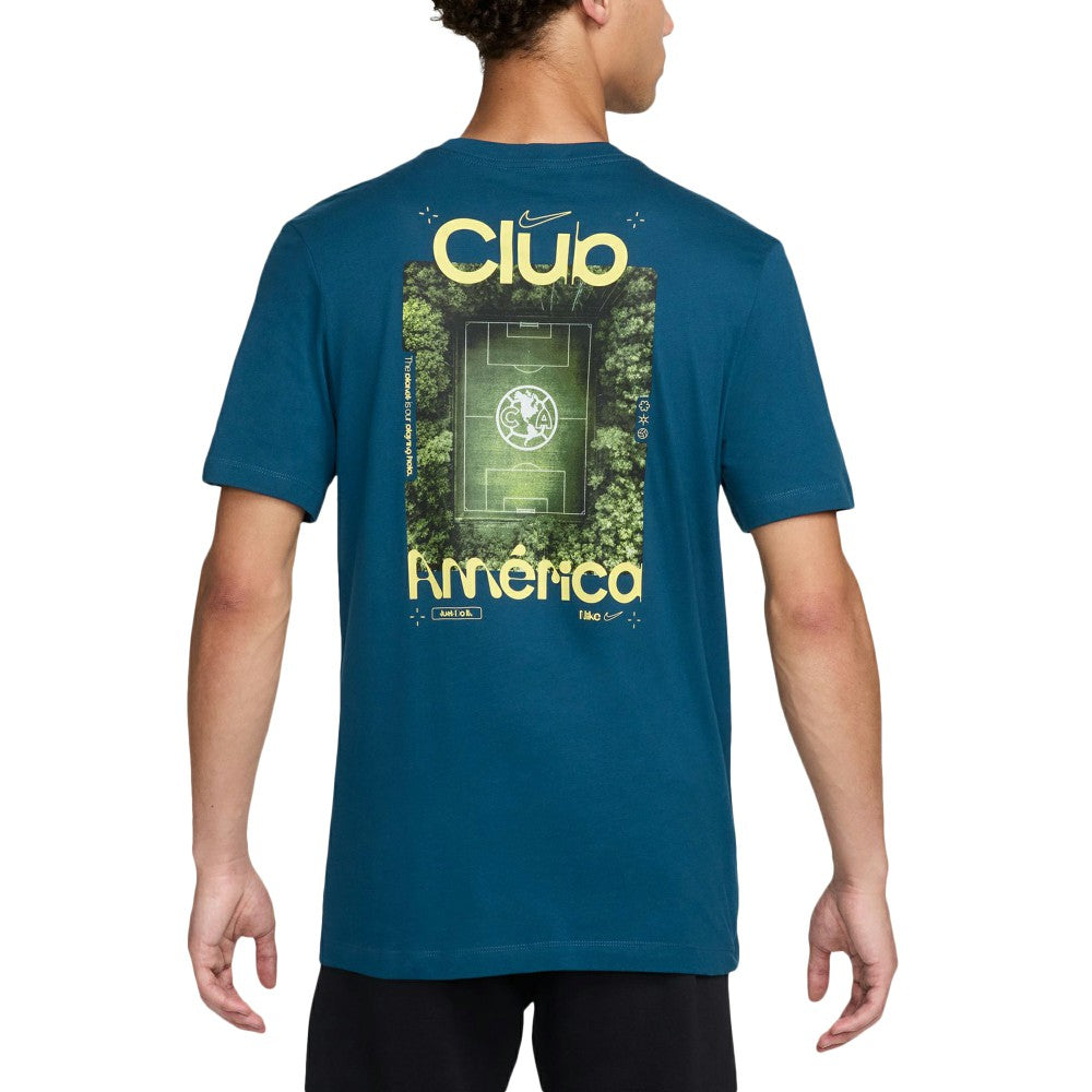 Nike - Club America Photo T-Shirt - Blue