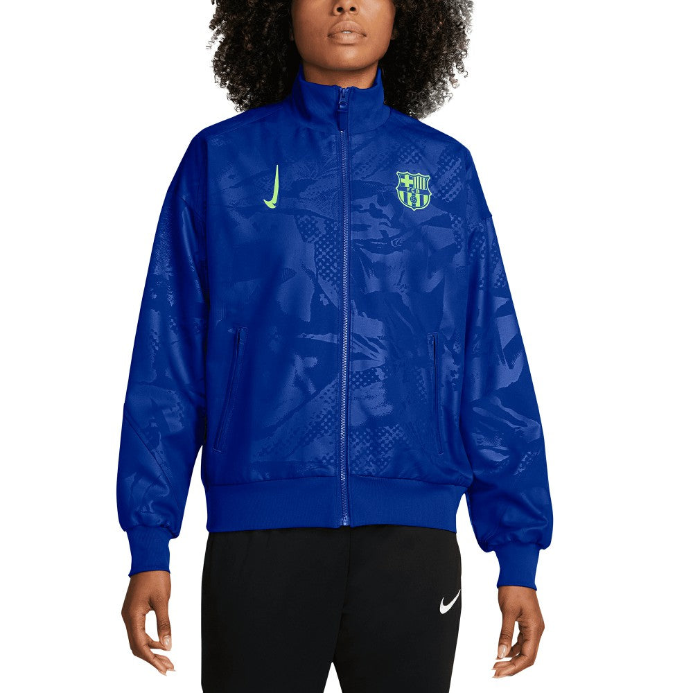Nike - Barcelona Women's 2024/25 Third Strike Anthem Performance Full-Zip Jacket - Royal