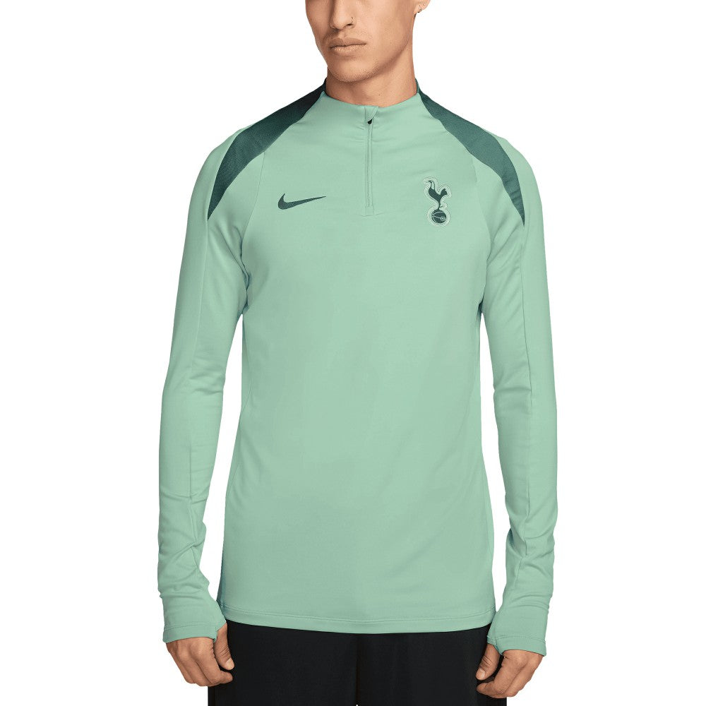 Nike - Tottenham Hotspur 2024/25 Third Strike Drill Performance Quarter-Zip Pullover Top - Green