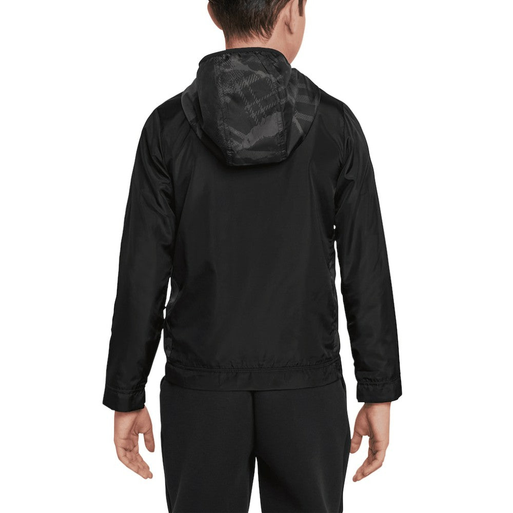 Nike - Chelsea Youth Amplify Windrunner Anorak Half-Zip Hoodie Jacket - Black