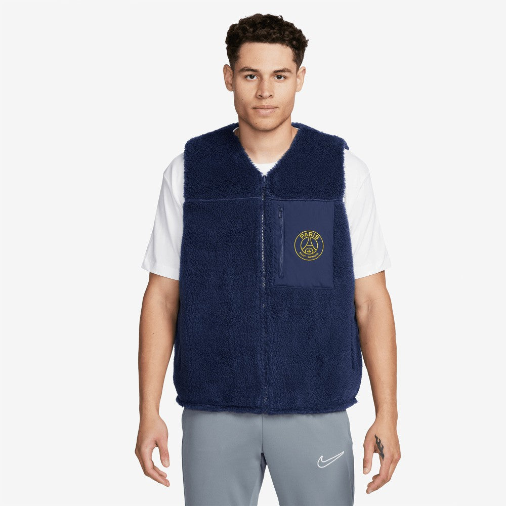 Nike - Paris Saint-Germain Club+ Winterized Reversible Full-Zip Vest - Navy
