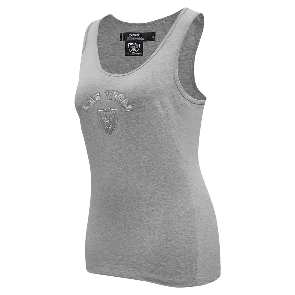 Las Vegas Raiders Pro Standard Women's Triple Tonal Racerback Tank Top - Gray - NFL