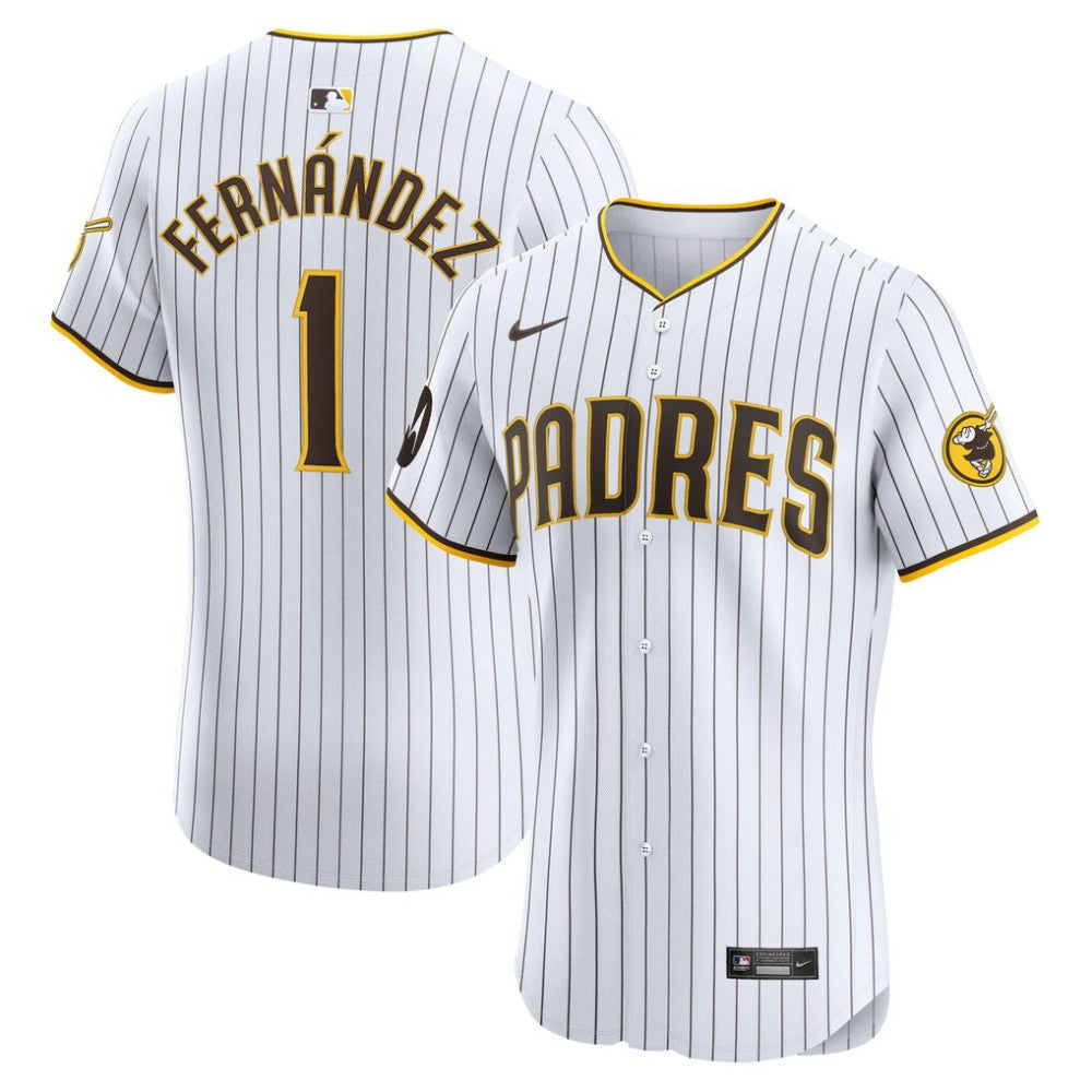 Tony Fernández San Diego Padres Nike Home Elite Sponsor Patch Player Jersey Sale