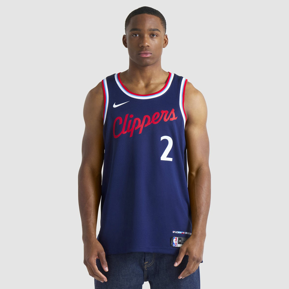 Nike Kawhi Leonard LA Clippers Unisex 2024/25 Swingman Jersey Navy Icon Edition