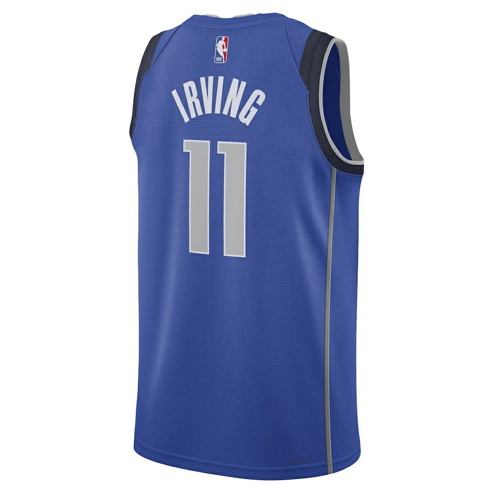Nike Kyrie Irving Dallas Mavericks Unisex Swingman Jersey Icon Editi- Blue