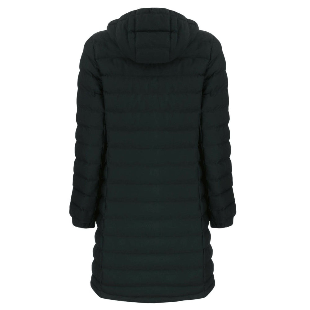 Detroit Lions Cutter & Buck Women's Mission Ridge Repreve Eco Insulated Long Full-Zip Puffer Jacket - Black - NFL