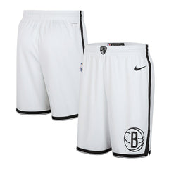 Nike Brooklyn Nets 2024/25 Association Edition Swingman Shorts White